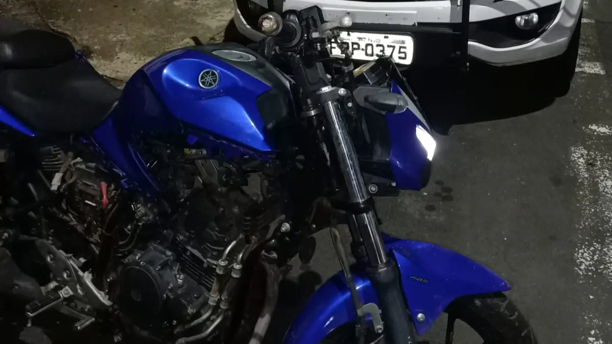 Adolescente é apreendido pela PM com motocicleta furtada em Limeira
