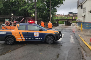 Defesa Civil emite alerta para risco de tempestades em Limeira