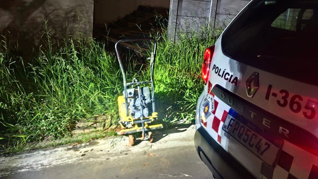 Homem é preso durante tentativa de furto em obra no Jd. Manacá