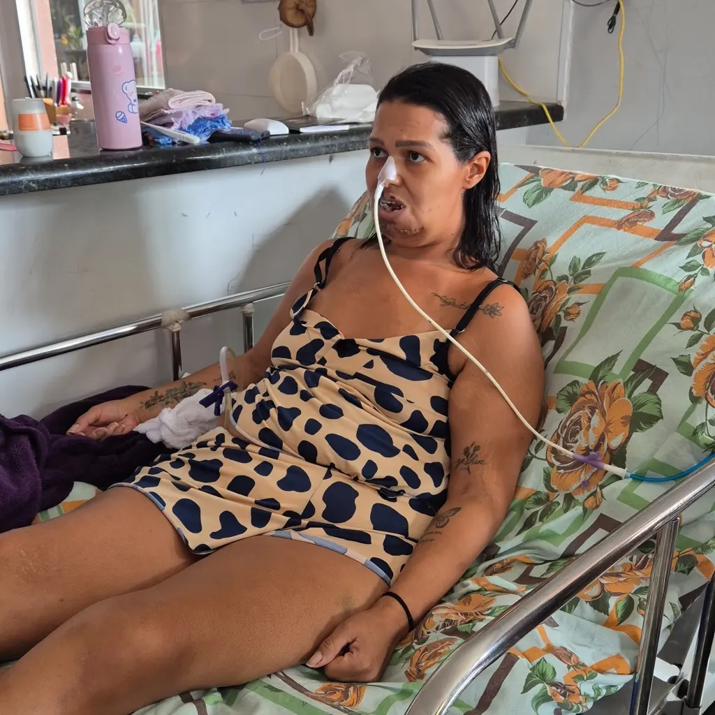 Ana Paula teve alta do hospital e está se recuperando em casa