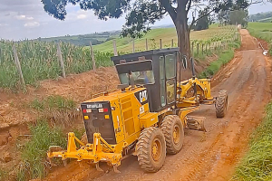 Manutenção começa na Estrada da Balsa e vias rurais de Limeira