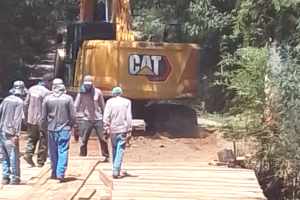 Ponte da estrada rural LIM117 passa por reforma nesta quinta-feira