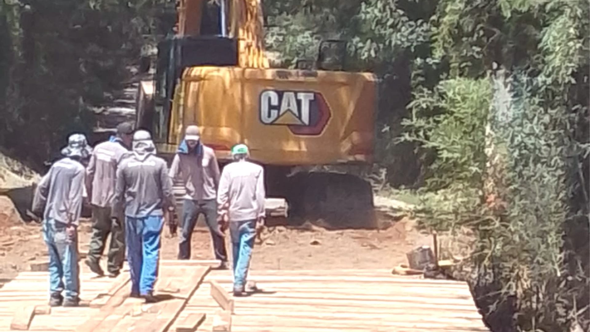 Ponte da estrada rural LIM117 passa por reforma nesta quinta-feira