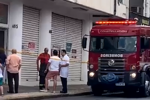 Princípio de incêndio mobiliza Bombeiros em prédio no Centro de Limeira