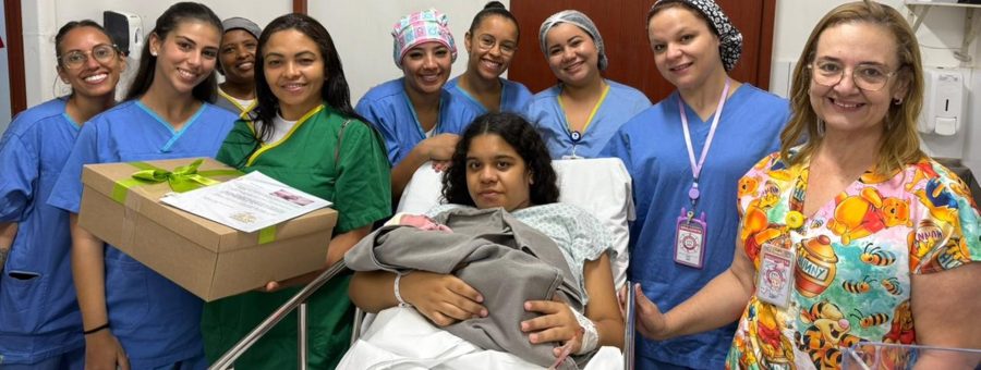 Santa Casa de Limeira comemora o nascimento de Gabriele, a primeira bebê de 2026 do hospital
