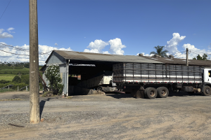 Trabalhador é prensado por caminhão em barracão na SP-306, em Limeira