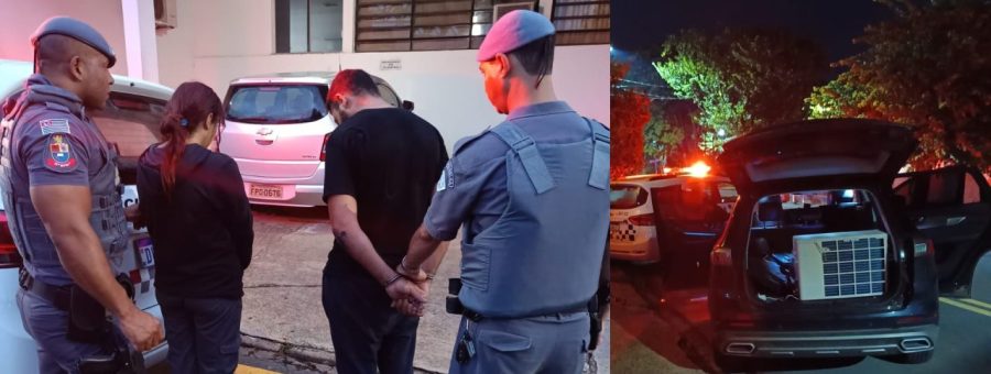 Casal é preso após roubo a residência na Vila São João, em Limeira