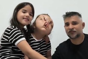 Pai de criança com síndrome rara pede ajuda