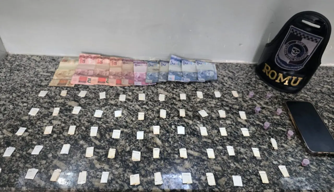 GCM prende homem por tráfico de drogas no Jd. Odécio Degan, em Limeira