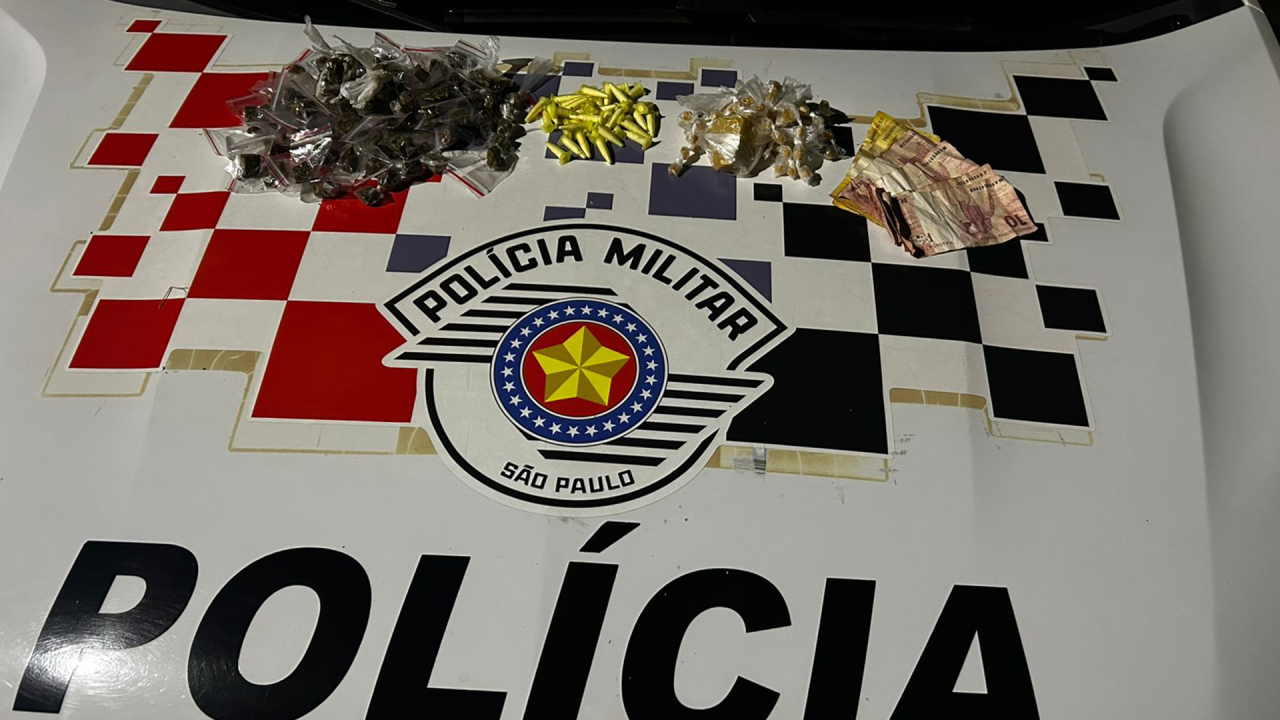 Jovem é preso com mais de 200 porções de drogas no Cecap