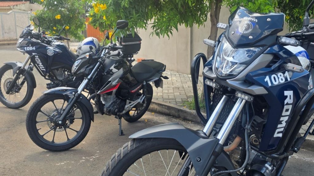 Motos da Romu, da GCM de Limeira