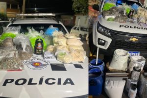 PM apreende mais de 150 kg de drogas e prende mulher no Morada das Acácias, em Limeira