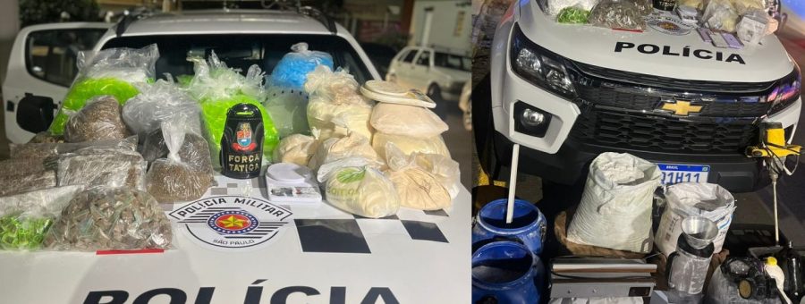 PM apreende mais de 150 kg de drogas e prende mulher no Morada das Acácias, em Limeira