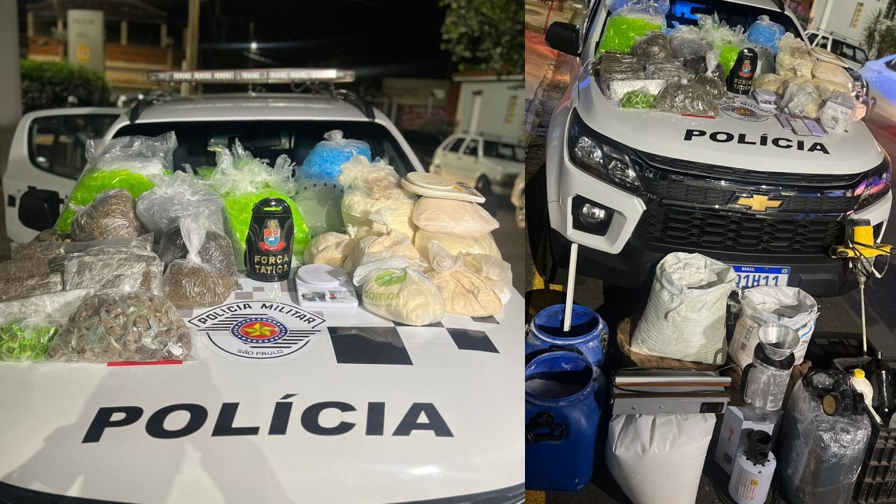 PM apreende mais de 150 kg de drogas e prende mulher no Morada das Acácias, em Limeira