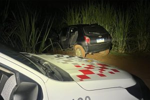Quatro carros são encontrados abandonados em canavial na zona rural de Limeira