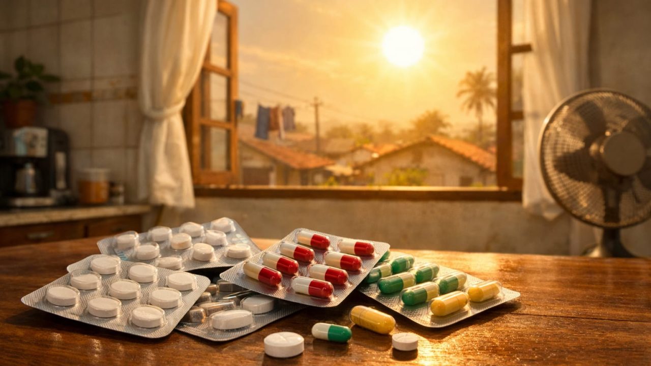 Temperaturas altas oferecem mais riscos de desidratação a pessoas que tomam remédios psiquiátricos