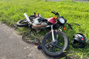 Colisão traseira deixa motociclista ferido na Rodovia Laércio Corte, em Limeira