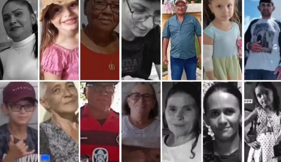 Polícia divulga identidade das vítimas de acidente com ônibus de romeiros em Alagoas