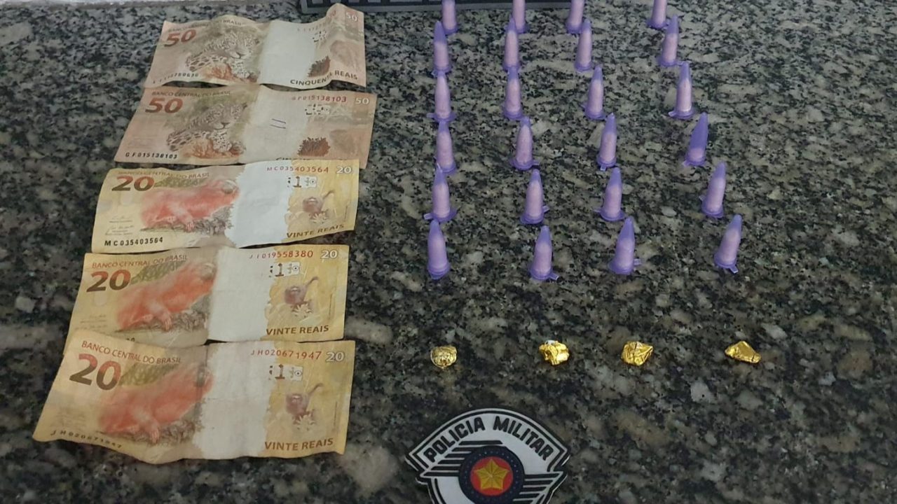 Jovem é preso com porções de drogas no Jardim Ernesto Kuhl