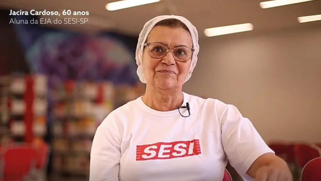 ALUNA DO EJA SESI-SP