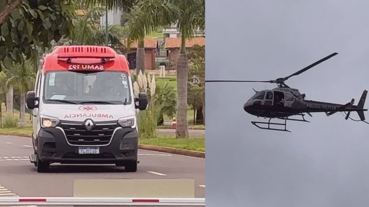 Calheiro fica ferido após cair de mais de 6 metros em condomínio de Limeira