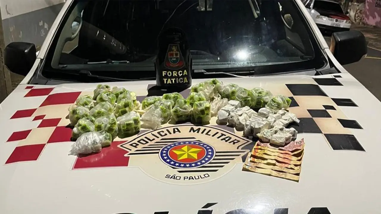 Dois jovens são presos com drogas em operação no Ernesto Kuhl, em Limeira