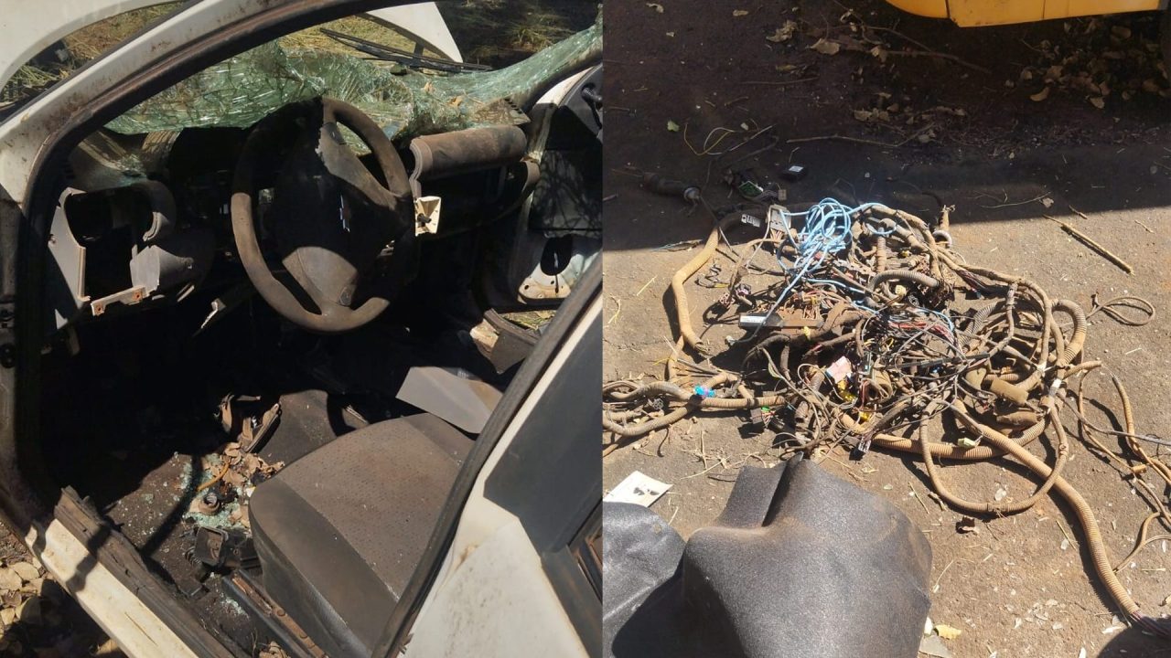 Homem é preso ao desmontar veículos da prefeitura em prédio desativado em Iracemápolis