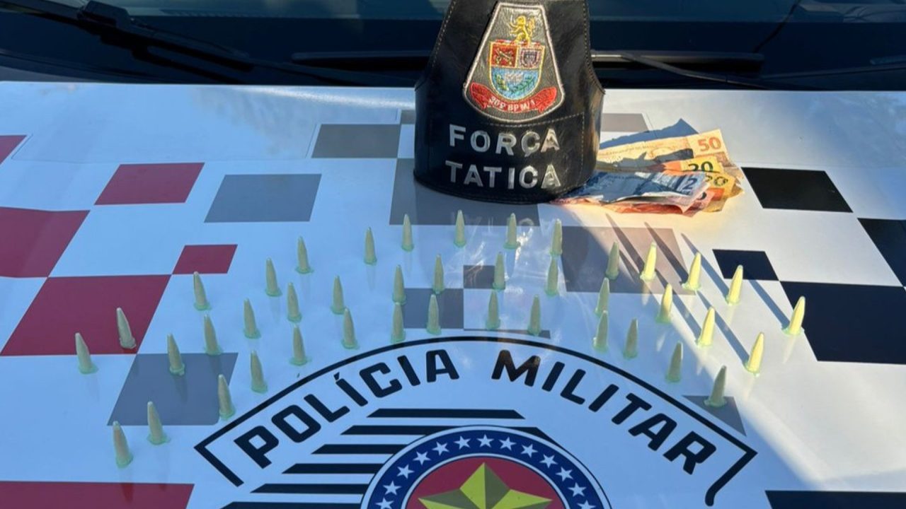 Homem é preso com 42 porções de cocaína no Profilurb, em Limeira