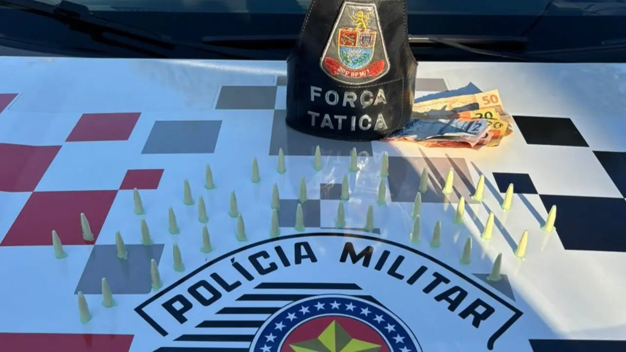 Homem é preso com 42 porções de cocaína no Profilurb, em Limeira