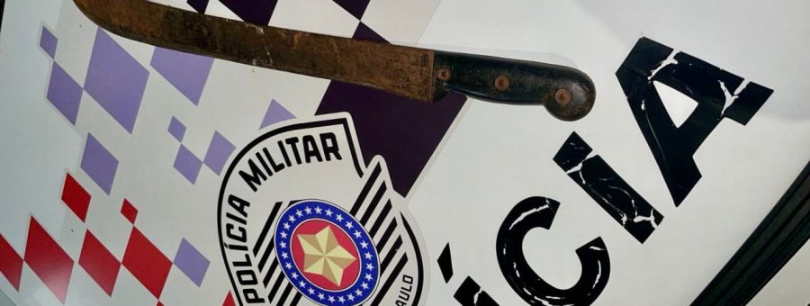 Homem é preso por ameaçar irmã, cunhado e sobrinhos com facão no Águas da Serra, em Limeira