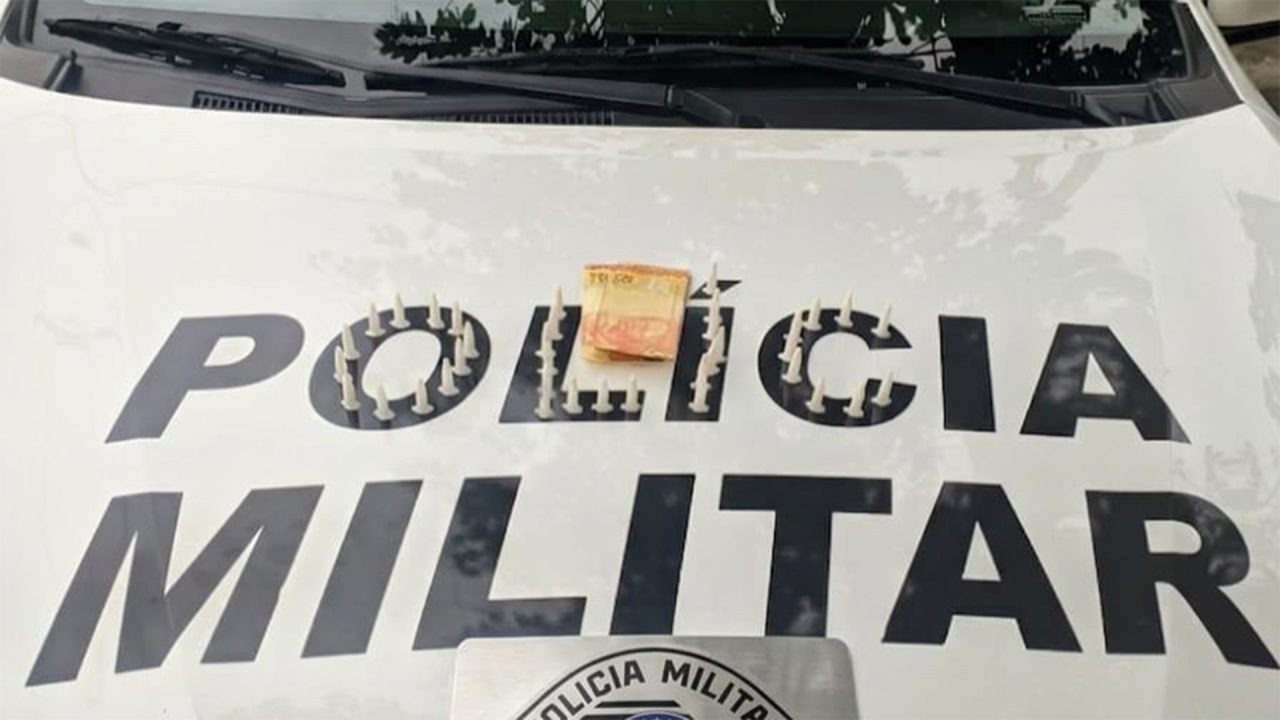 Jovem é preso com 37 pinos de cocaína no Parque Hipólito, em Limeira