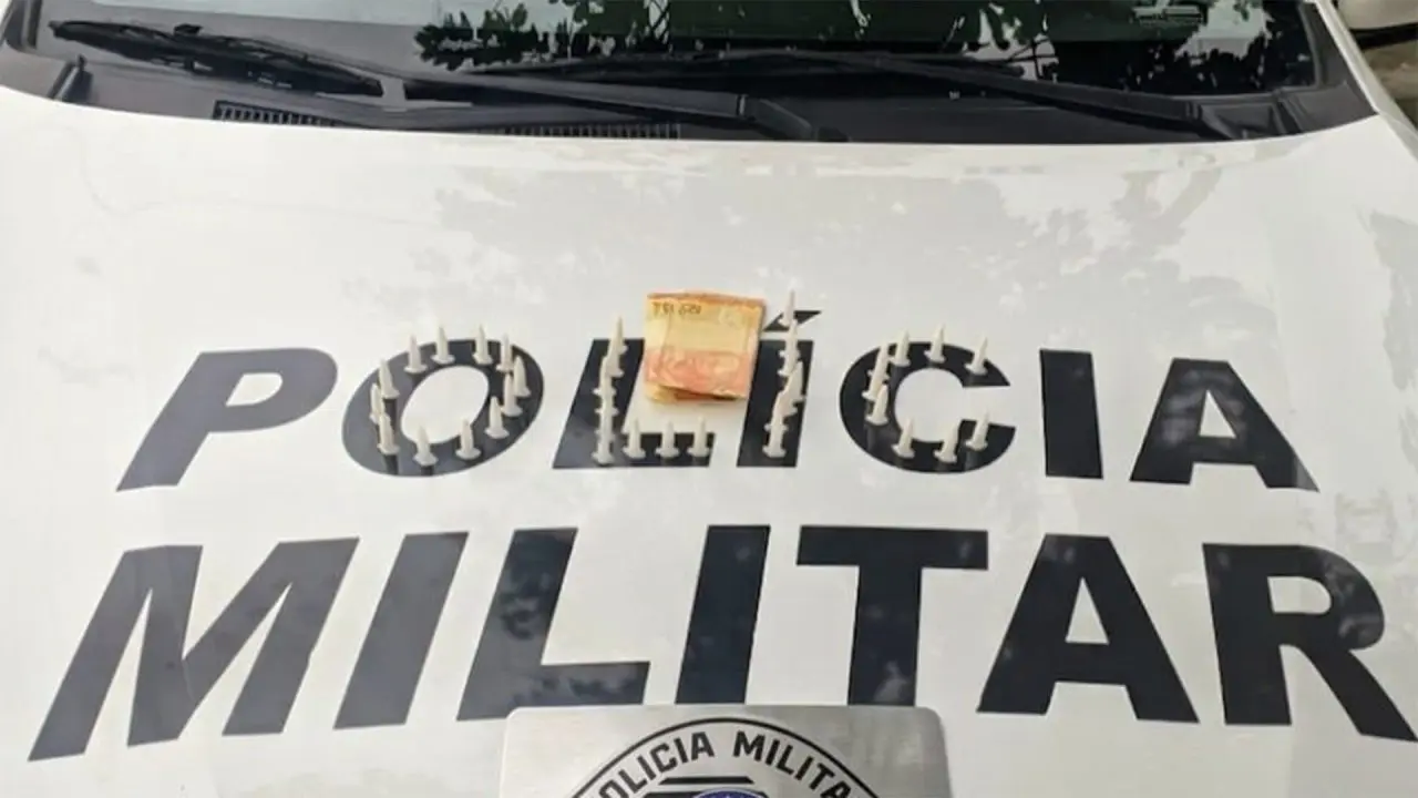 Jovem é preso com 37 pinos de cocaína no Parque Hipólito, em Limeira