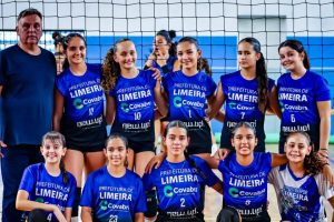 Limeira é vice-campeã da Liga Regional de Vôlei Sub-14