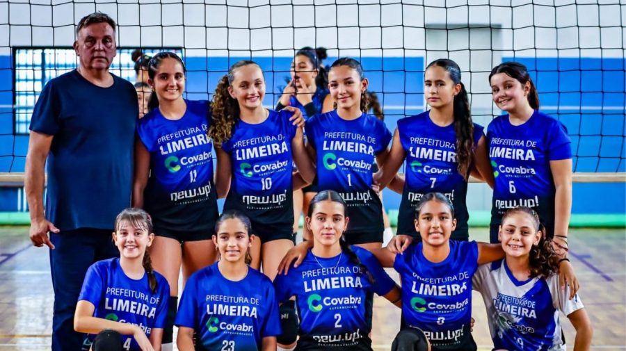 Limeira é vice-campeã da Liga Regional de Vôlei Sub-14