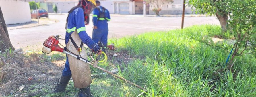 Limeira registra limpeza de 1 milhão de metros quadrados de áreas verdes em 2026