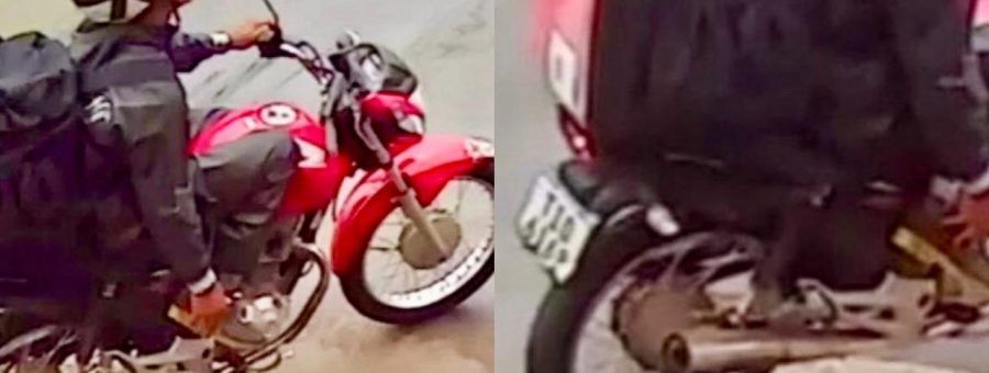 Novas imagens mostram motoboy que colidiu em carro parado após empinar moto em Limeira