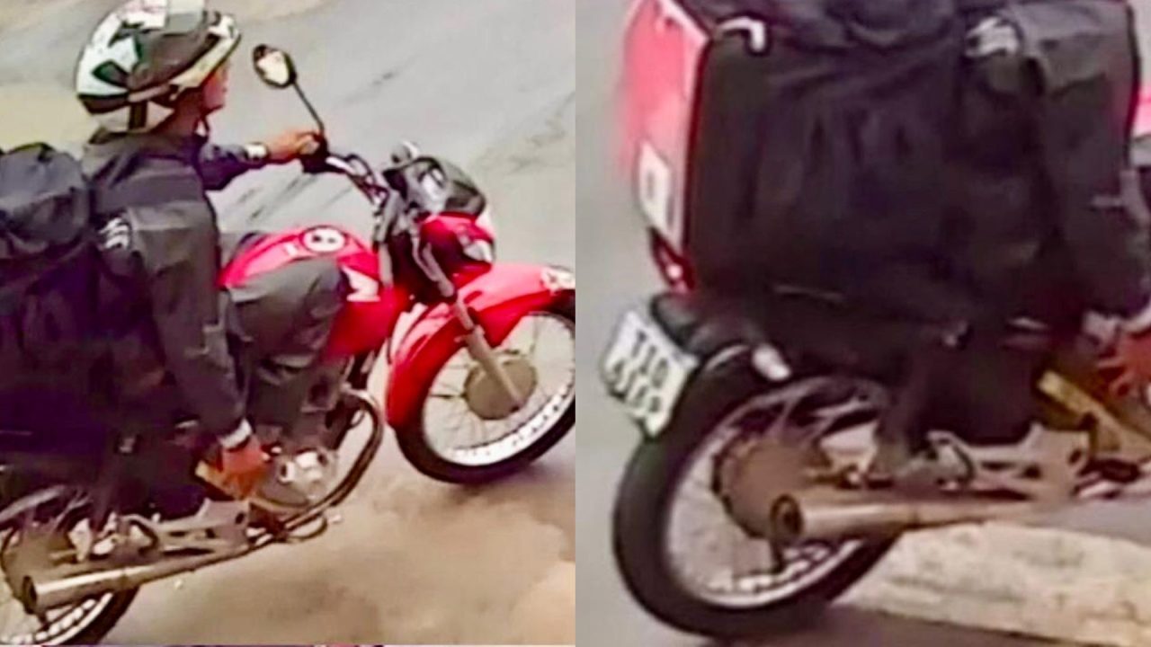 Novas imagens mostram motoboy que colidiu em carro parado após empinar moto em Limeira