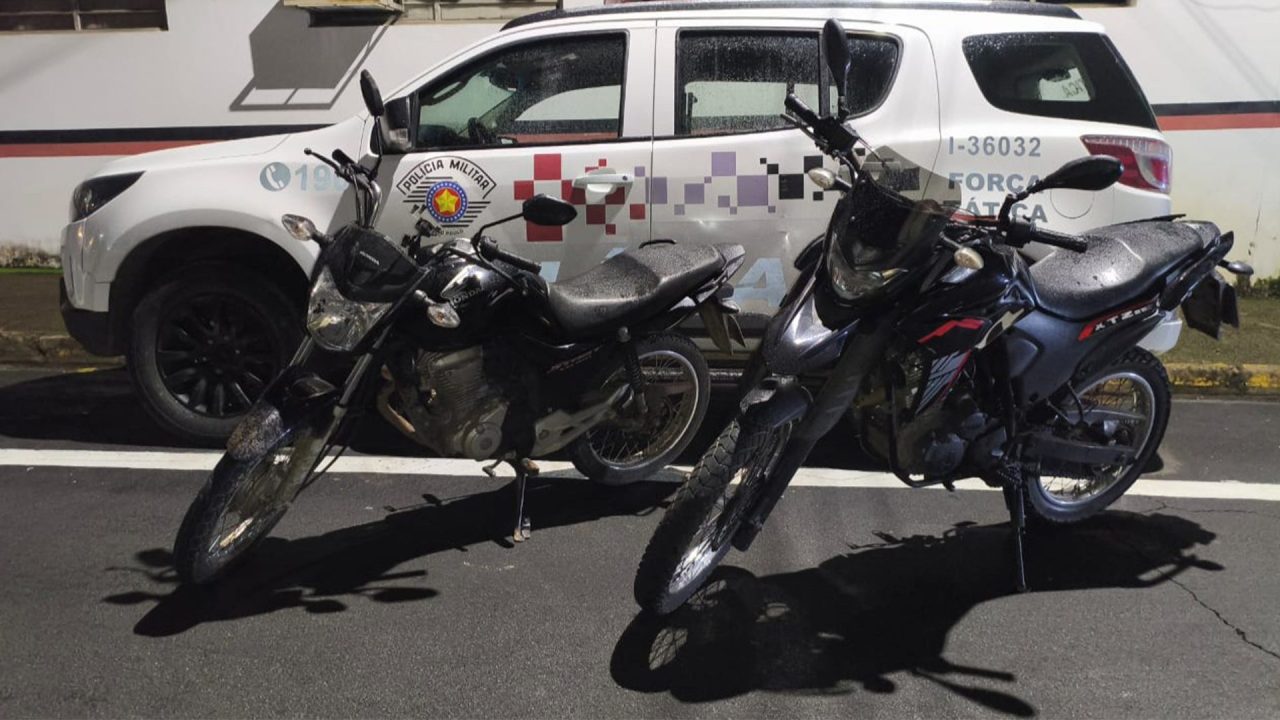 Perseguição termina com jovem preso e adolescente apreendido com motos adulteradas em Limeira