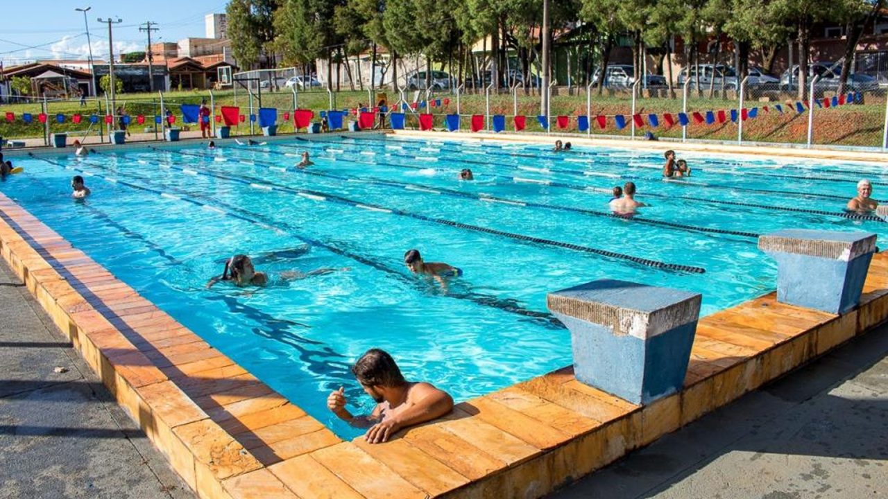 Piscinas municipais abrem neste fim de semana em Limeira
