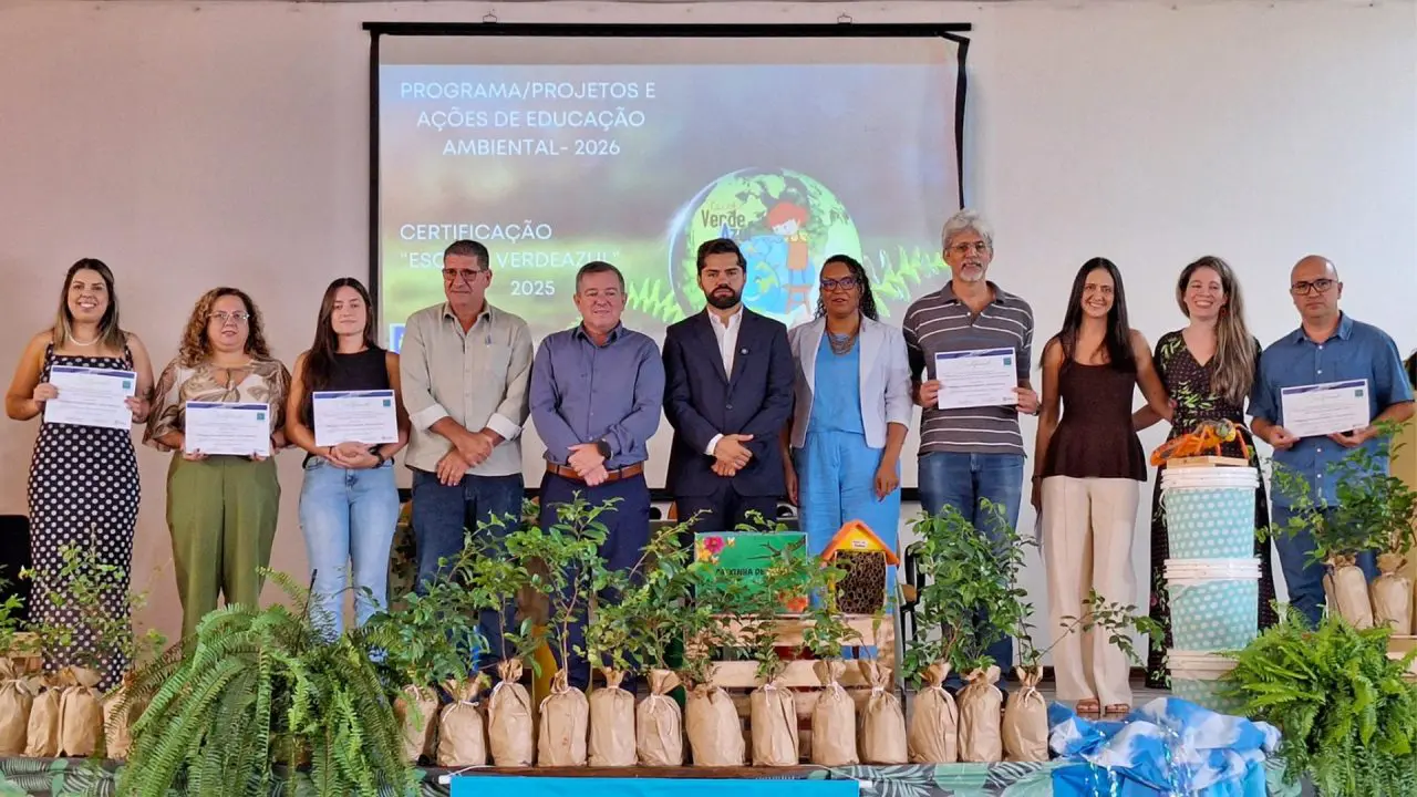 Programa Escola Verde Azul certifica 82 escolas por ações de educação ambiental em Limeira
