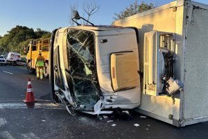 Segundo acidente envolvendo caminhões é registrado na Anhanguera