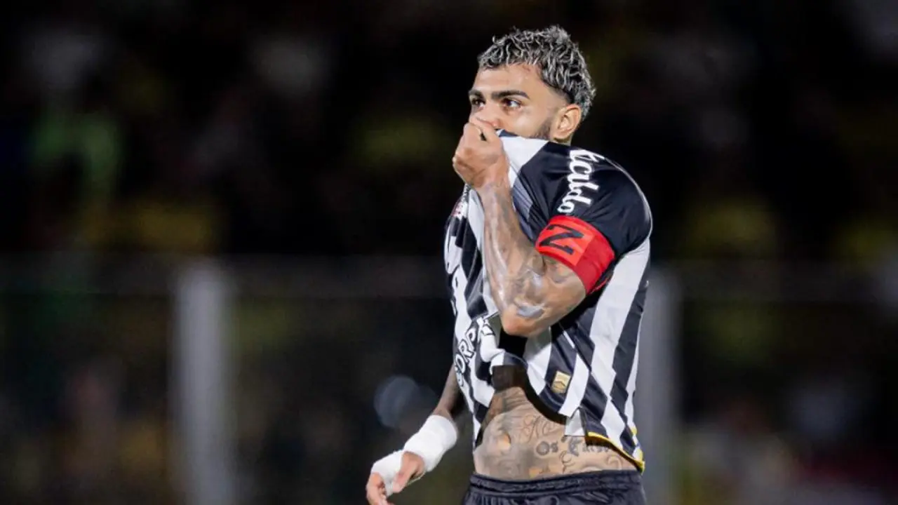 Sem Neymar, Gabigol brilha em empate do Santos com Mirassol