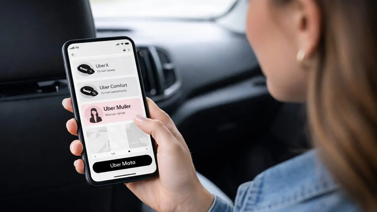 Uber libera opção para passageiras viajarem com motoristas mulheres