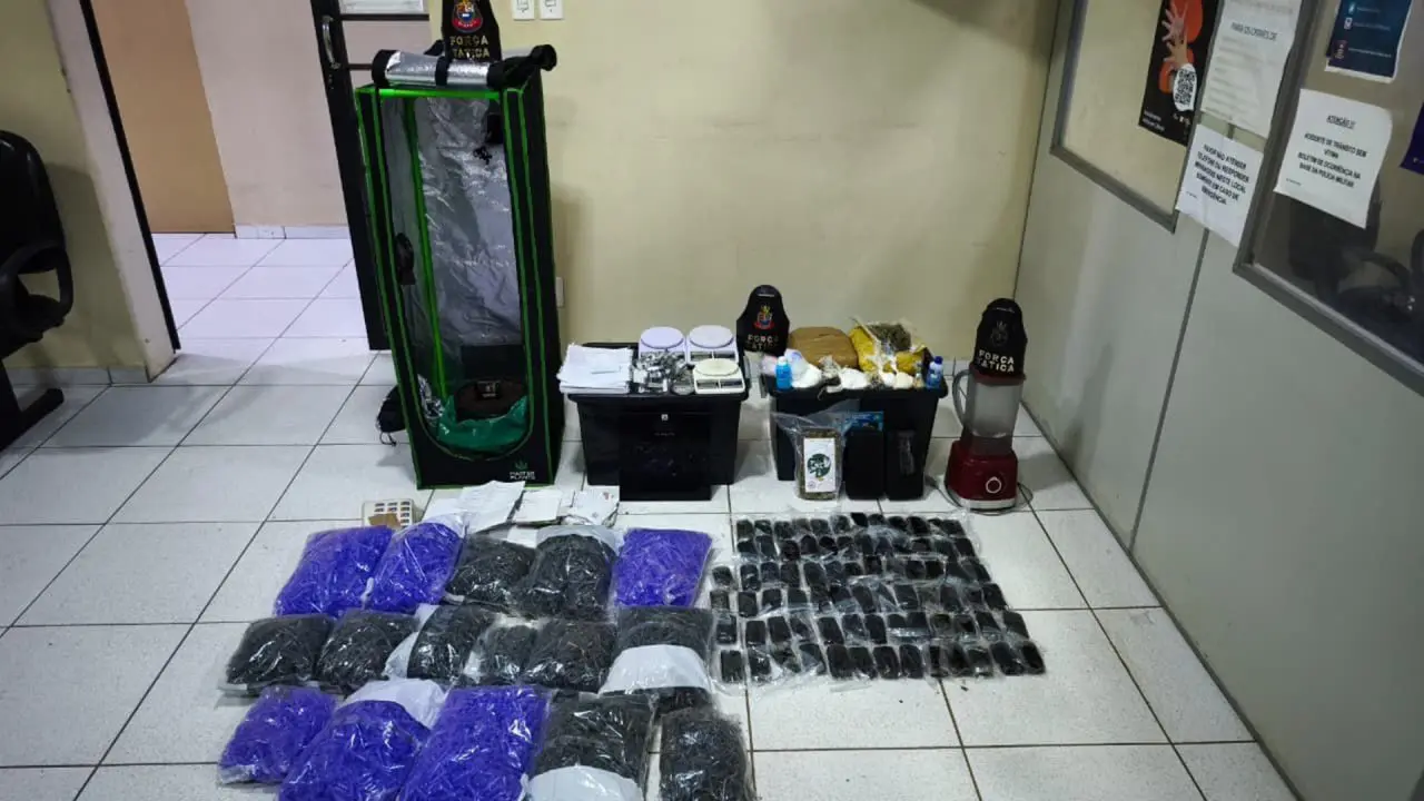 Casa usada para armazenar drogas é descoberta com mais de 13 kg de entorpecentes em Limeira