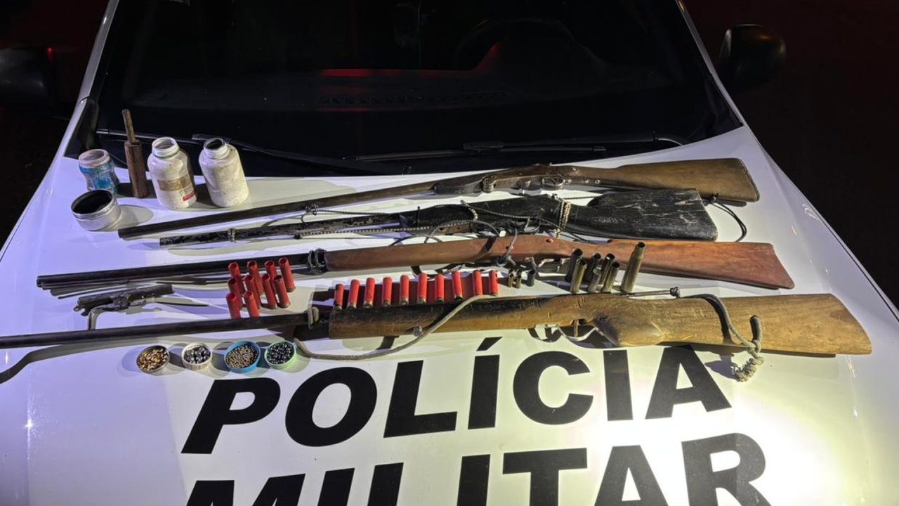 Homem é preso após denúncia de disparos e apreensão de armas em Limeira