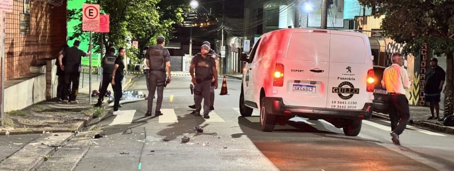 Jovem morre após colisão entre moto e carro no Centro de Limeira
