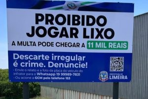 Limeira registra 177 autuações por descarte irregular