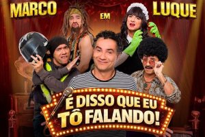 Marco Luque apresenta show de standup no Teatro Vitória, em Limeira