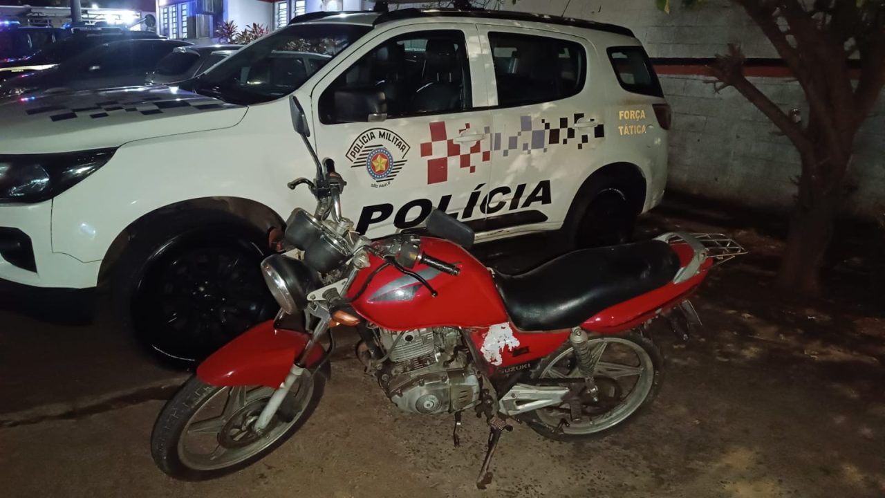 Moto adulterada é apreendida no Jd. Olga Veroni, em Limeira, e condutor é preso