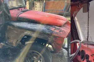 Veículo pega fogo no Nova Limeira e terço permanece intacto